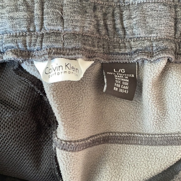 Calvin Klein Performance Drawstring Fleece Shorts - Picture 8 of 8